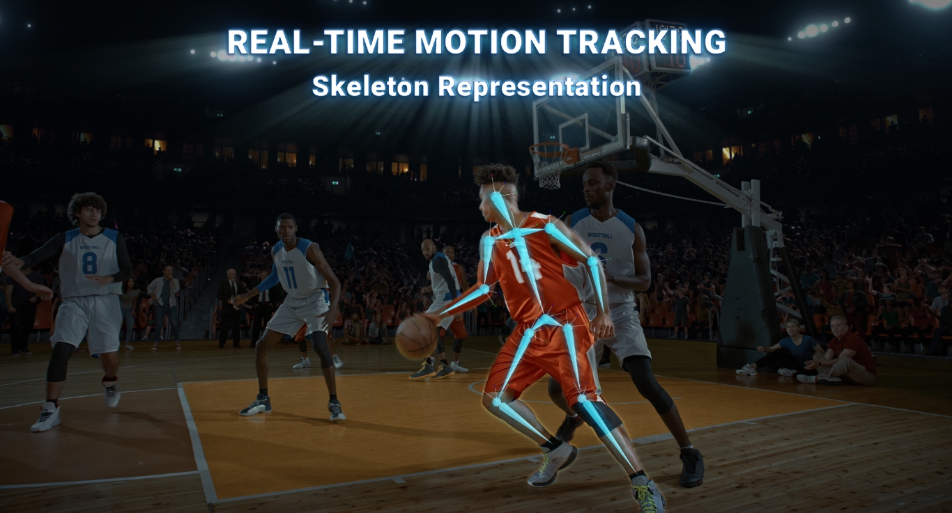 Real-time Motion Tracking - Skeleton Representation